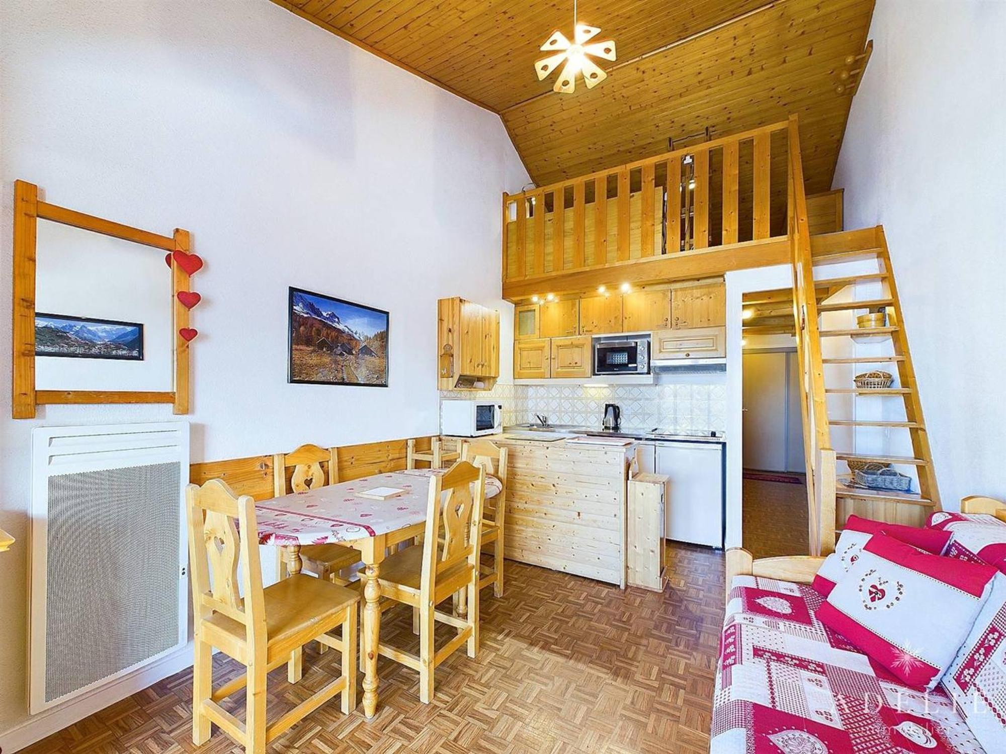 Studio Cabine Et Mezzanine Pour 4 Pers A Montvalezan-La Rosiere - Fr-1-398-550 Zewnętrze zdjęcie